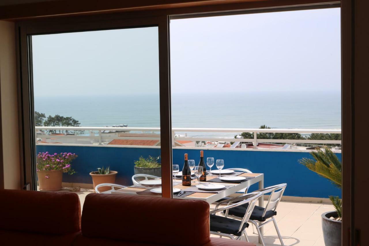 Sitio Penthouse - Big Terrace With Sea View & Bbq Villa Nazaré Eksteriør bilde
